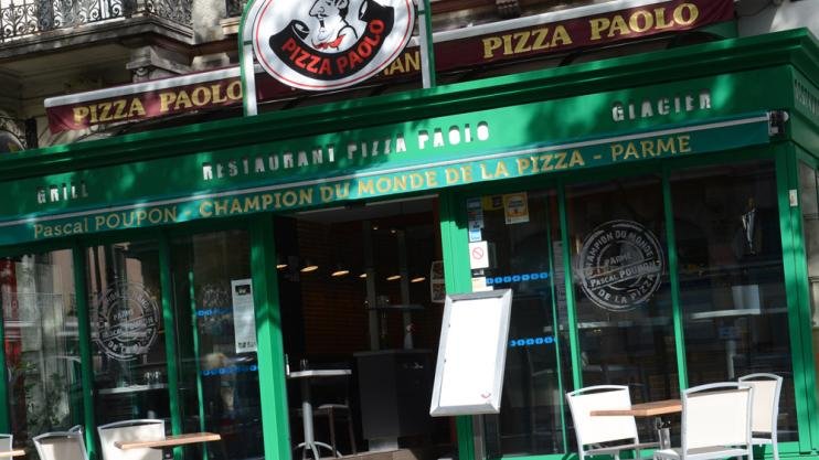 Devanture de la pizzeria à Chalon sur Saône